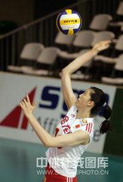 女排薛明图片,女排赛场上的铁血战士