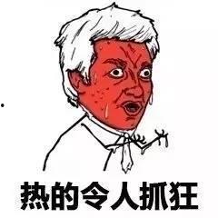 热到喷火表情包